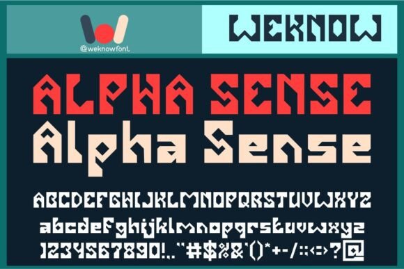 Alpha Sense: Redefining Digital Aesthetics Through Techno-Sci-Fi Typography