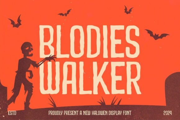 Blodies Walker: Integrating Bold Halloween Typography into Professional Design Workflows
