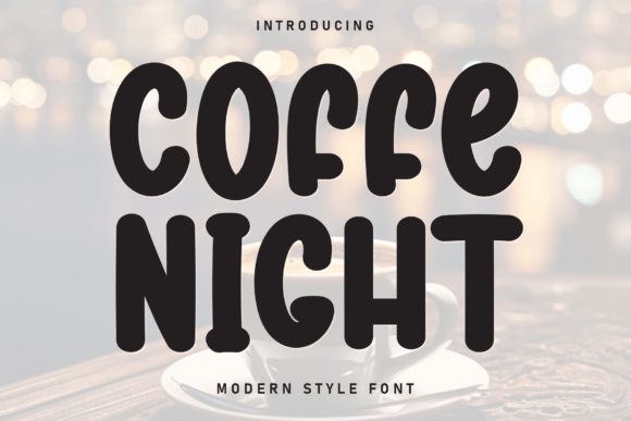 Coffe Night: Elevating Brand Warmth Through Handcrafted Typography