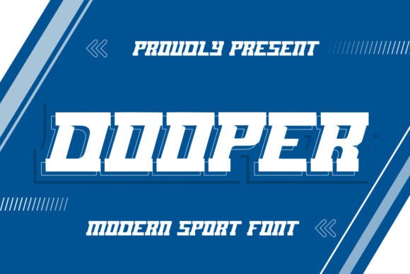 Dooper: Defining the Modern Sports Aesthetic Through Bold Typography