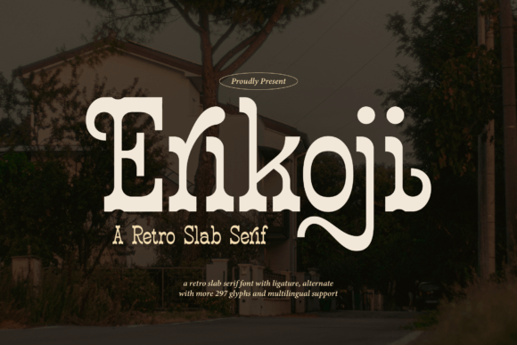 Erikoji: Reviving the Bold Spirit of Retro Slab Serif Typography
