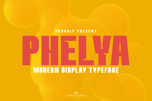 Phelya: Evaluating a Modern Display Font for Expressive Design Projects