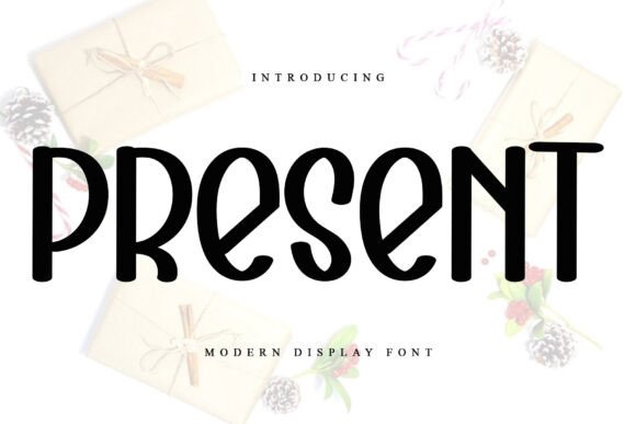 Present: Elevating Holiday Design with Whimsical Typography
