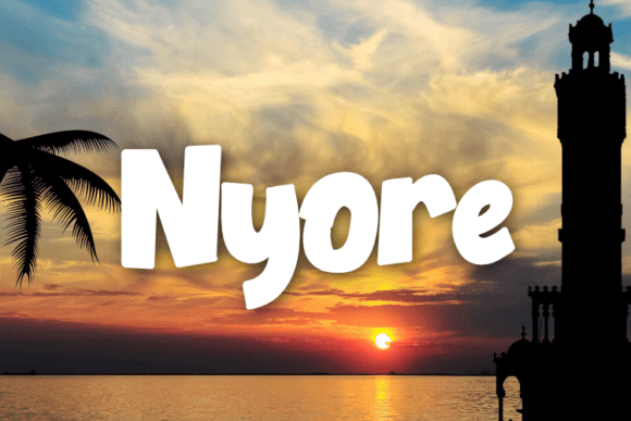 Presenting Nyore: The Versatile Typeface Redefining Modern Design Workflows