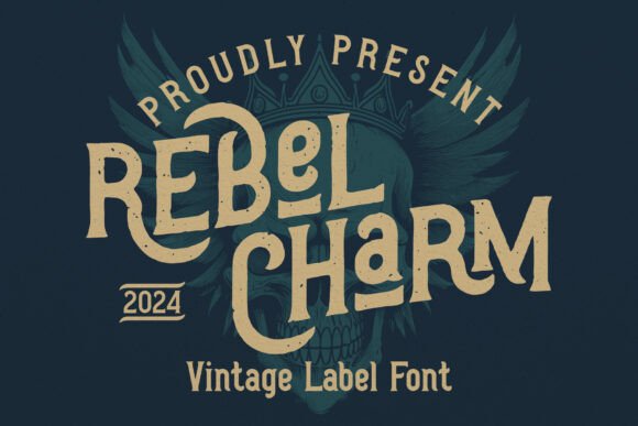 Rebel Charm: Evaluating a Vintage Label Font for Design Projects