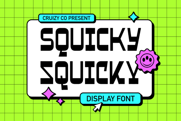 Squicky: The Retro-Futuristic Font Redefining Visual Impact