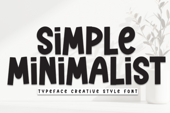 The Quiet Power of Simple Minimalist Handwritten Bold Font
