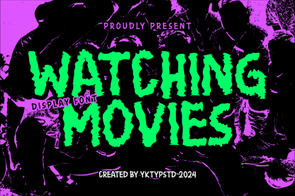 Watching Movies Font: Elevate Your Creative Designs
