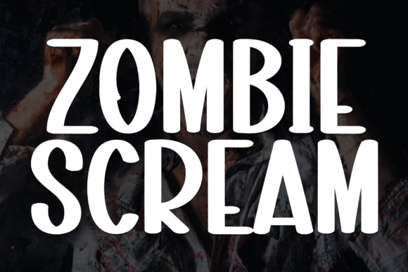 Zombie Scream: The Bold Marker Font for Spooky Designs